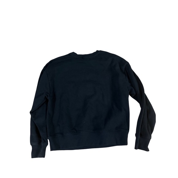 Wildfox Los Angeles Rhinestone Heart Black Graphic Sweatshirt Women Small - Picture 2 of 3